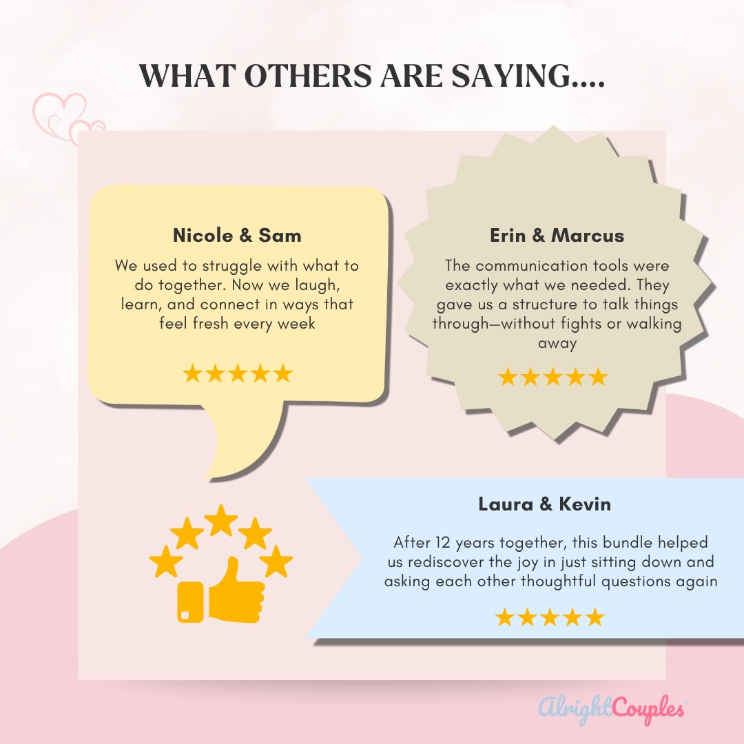 The Ultimate Date Night & Intimacy Builder Bundle – 5 Tools in 1 bundle for Connection, Games, Growth & Romance