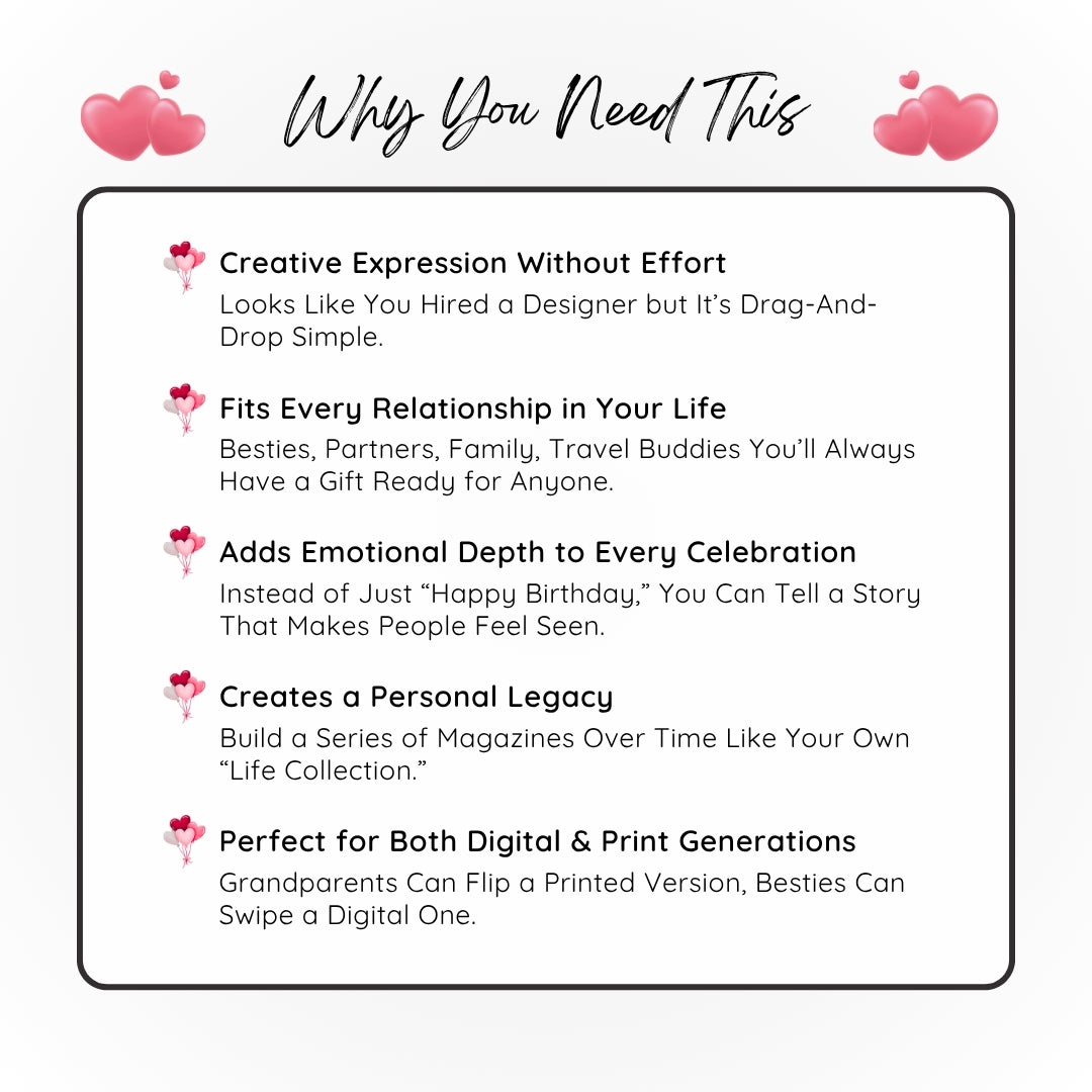 Couples Magazine Template โ Turn Your Love Story Into a Luxury Keepsake