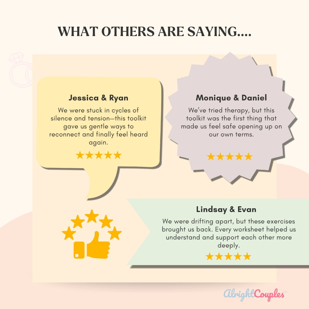 The Deep Connection Relationship Bundle | 5 Therapy-Based Workbooks for Communication, Trust & Emotional Intimacy