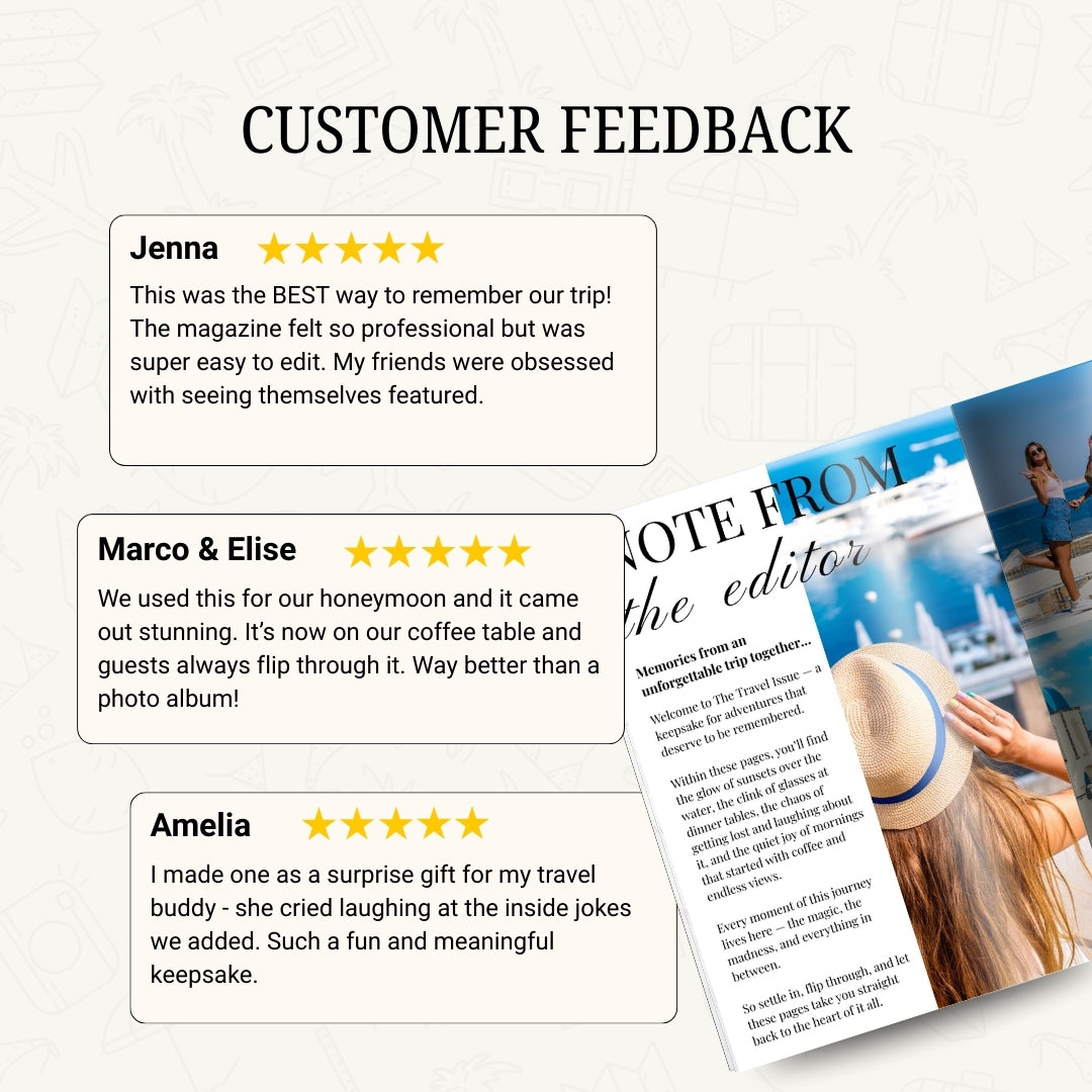 Travel Magazine Template β Unforgettable Trips, Captured Forever