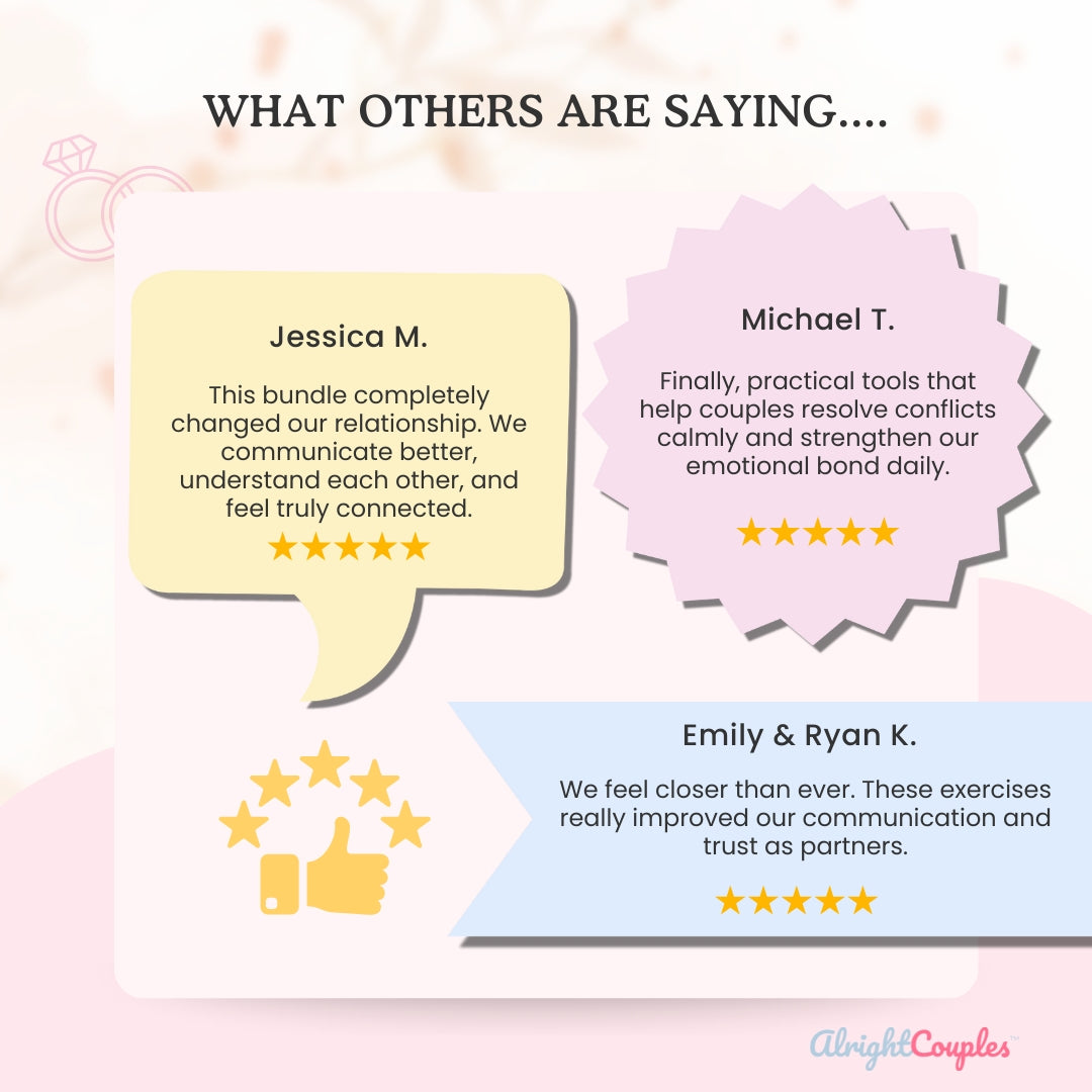 Ultimate Couples Therapy Bundle โ 8 Therapist-Approved Tools to Heal, Communicate & Reconnect