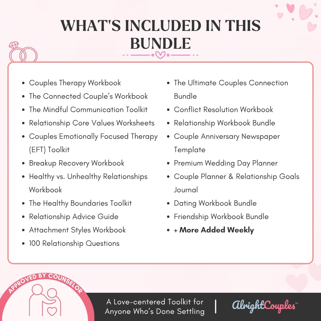 The All-In-One Relationship Growth Bundle – Whole Shop Access | 19+ Expert-Created Relationship Workbooks & Tools | Complete Website Workbooks Access in one Pass