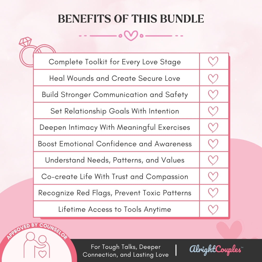 The All-In-One Relationship Growth Bundle – Whole Shop Access | 19+ Expert-Created Relationship Workbooks & Tools | Complete Website Workbooks Access in one Pass