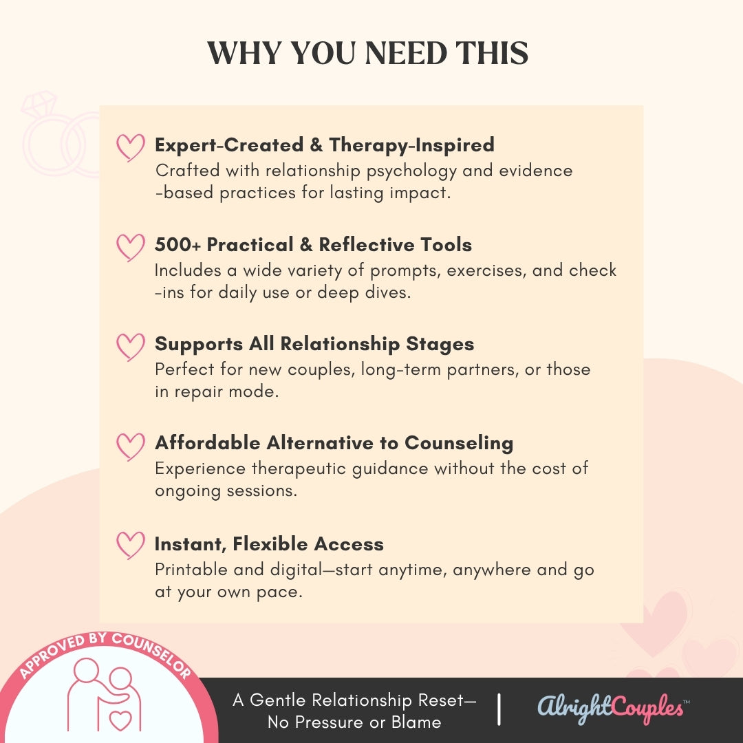 The Deep Connection Relationship Bundle | 5 Therapy-Based Workbooks for Communication, Trust & Emotional Intimacy