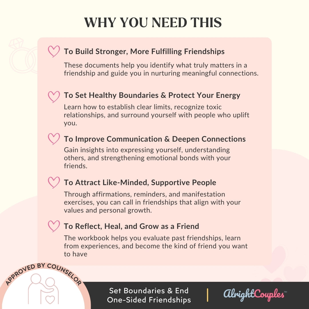 Friendship Workbook Bundle – Build Lasting Connections