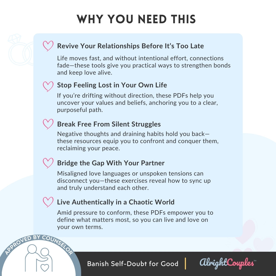 Build a Stronger Bond: Relationship Core Values & Beliefs Worksheets