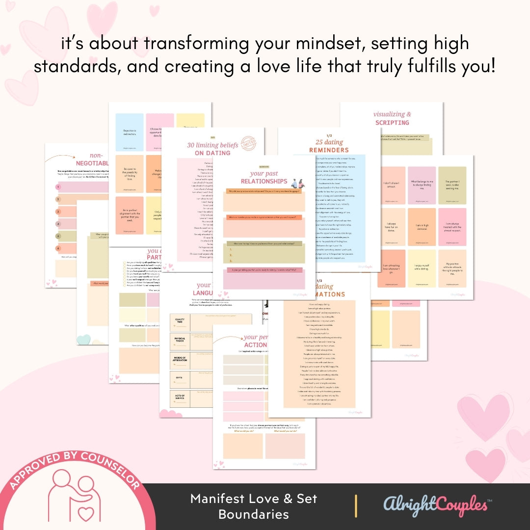 Dating Workbook Bundle – Build Healthy Relationships