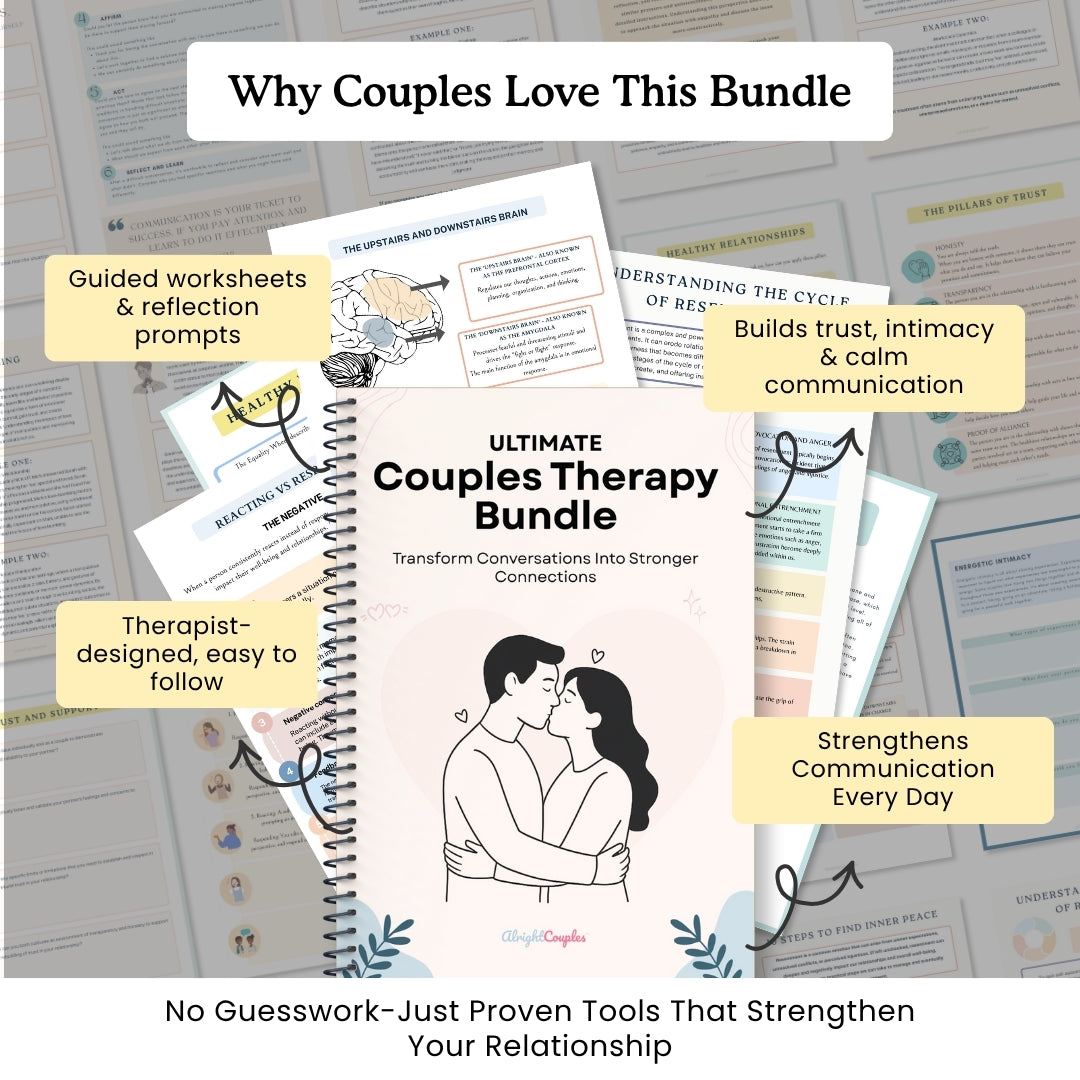 Ultimate Couples Therapy Bundle โ 8 Therapist-Approved Tools to Heal, Communicate & Reconnect