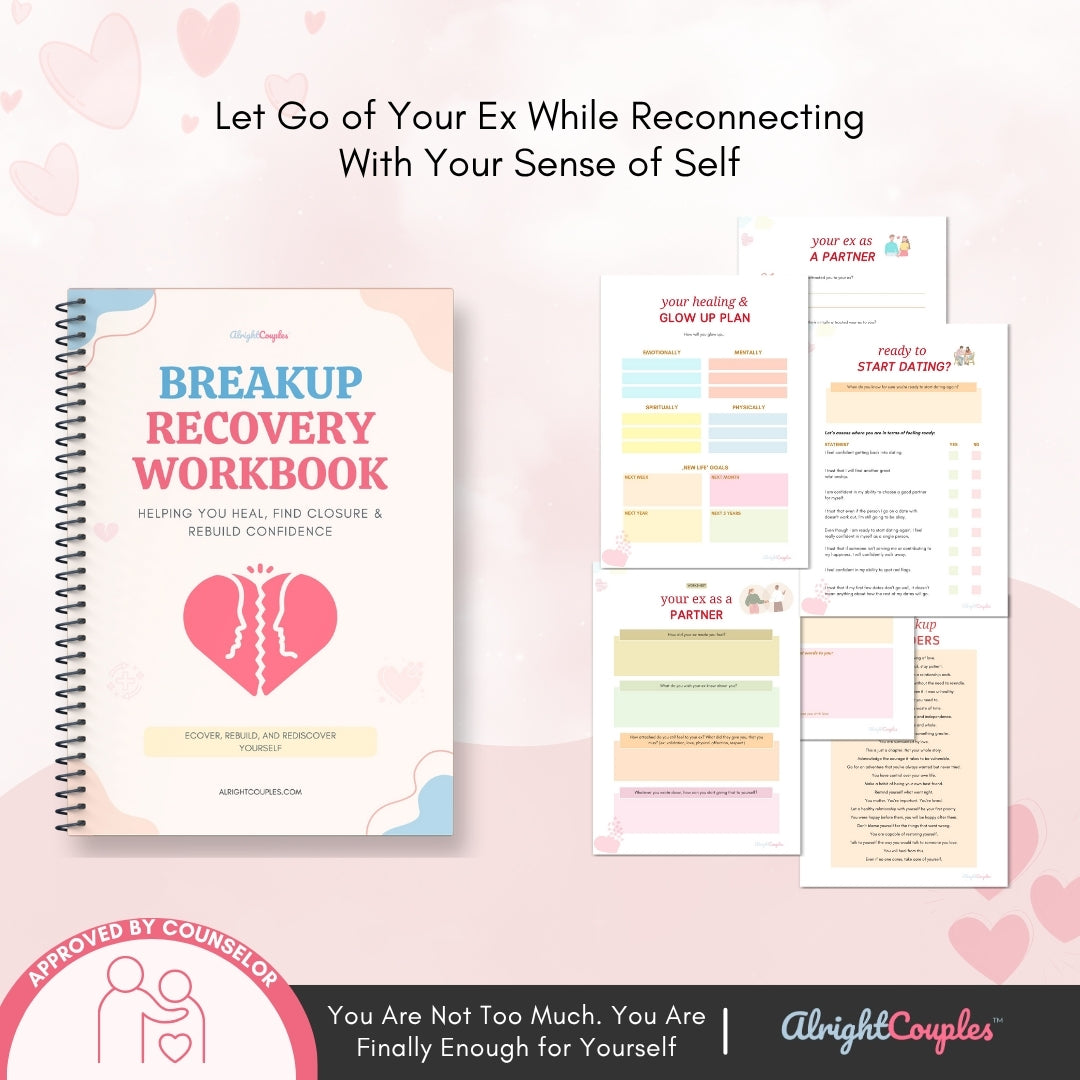 The Heartbreak Recovery & Self-Worth Bundle – Get 5 Therapy-Based Workbooks to Heal, Set Boundaries & Rebuild Confidence After a Breakup
