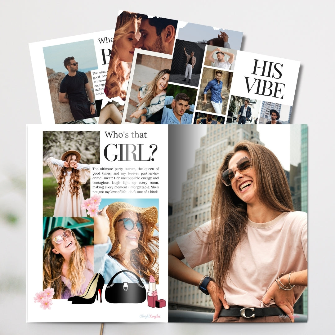 Couples Magazine Template โ Turn Your Love Story Into a Luxury Keepsake