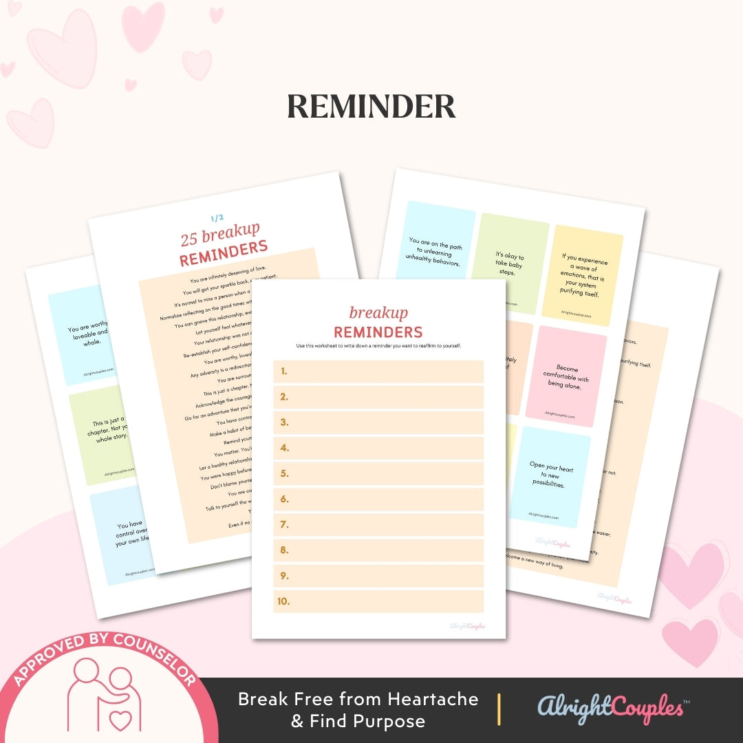 Breakup Recovery Workbook – Heal, Reflect & Rebuild