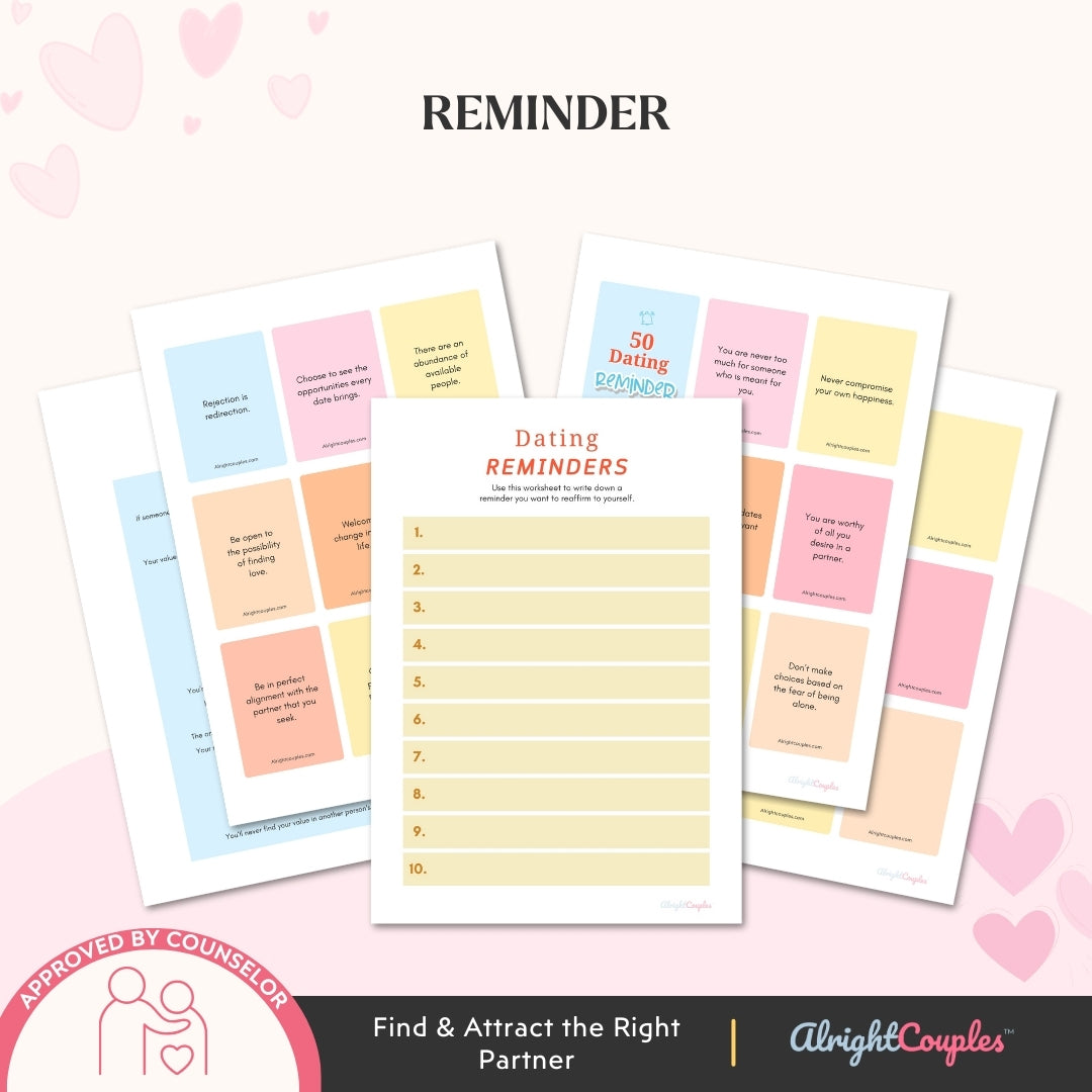 Dating Workbook Bundle – Build Healthy Relationships