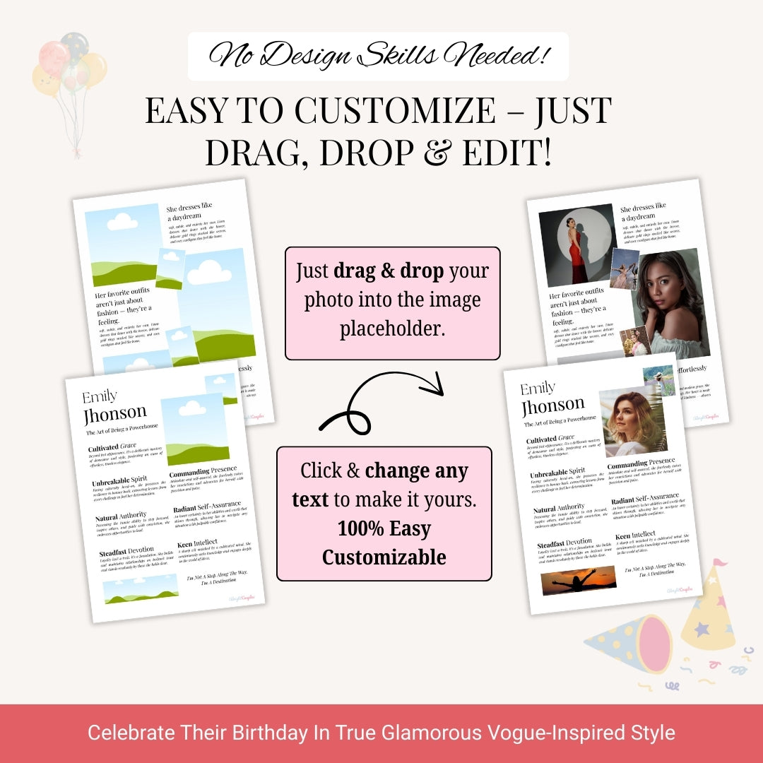 Birthday Magazine โ A Unique, Personalized Gift to Celebrate Their Story