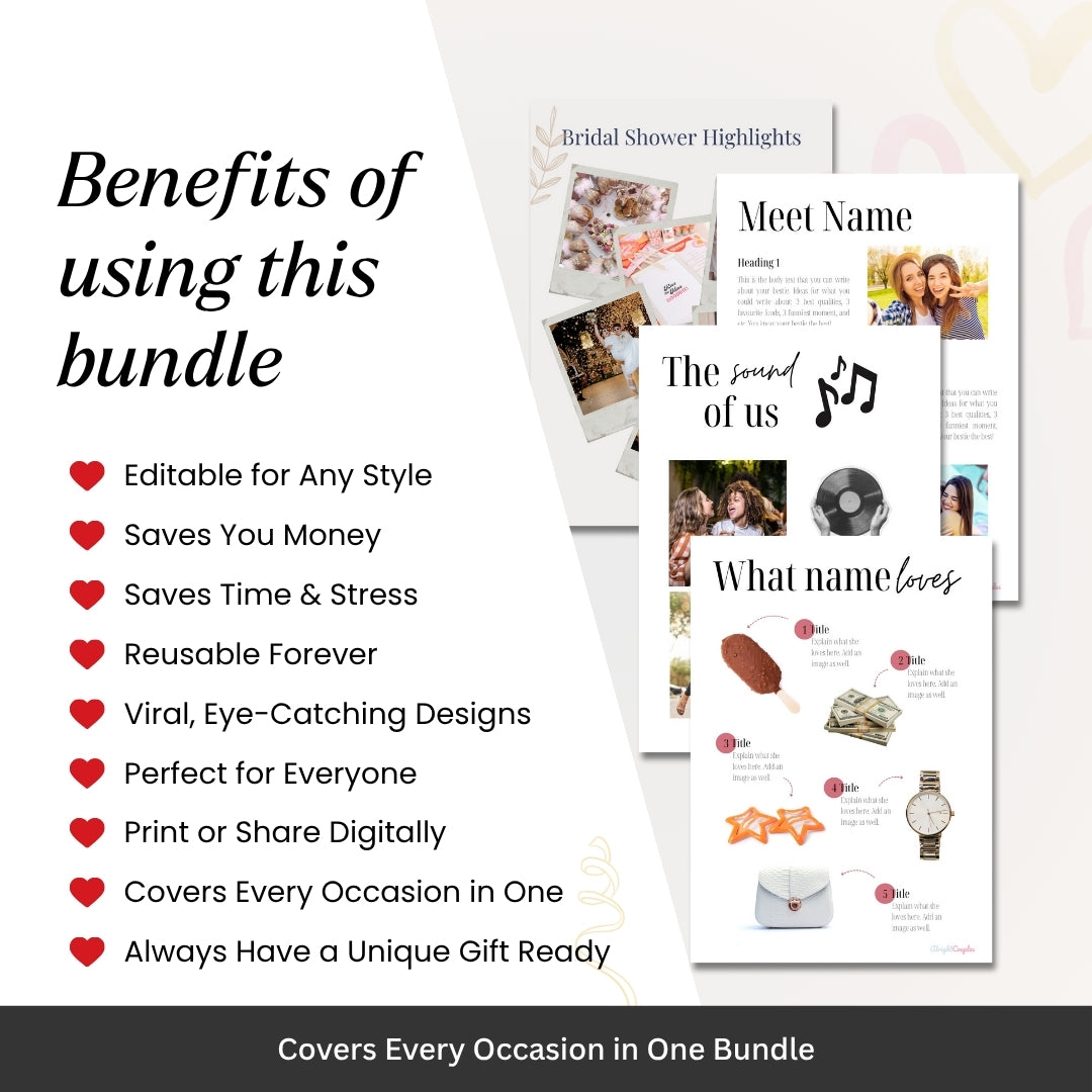 Trending Editable Magazine Bundle โ 6 Viral Templates for Every Celebration