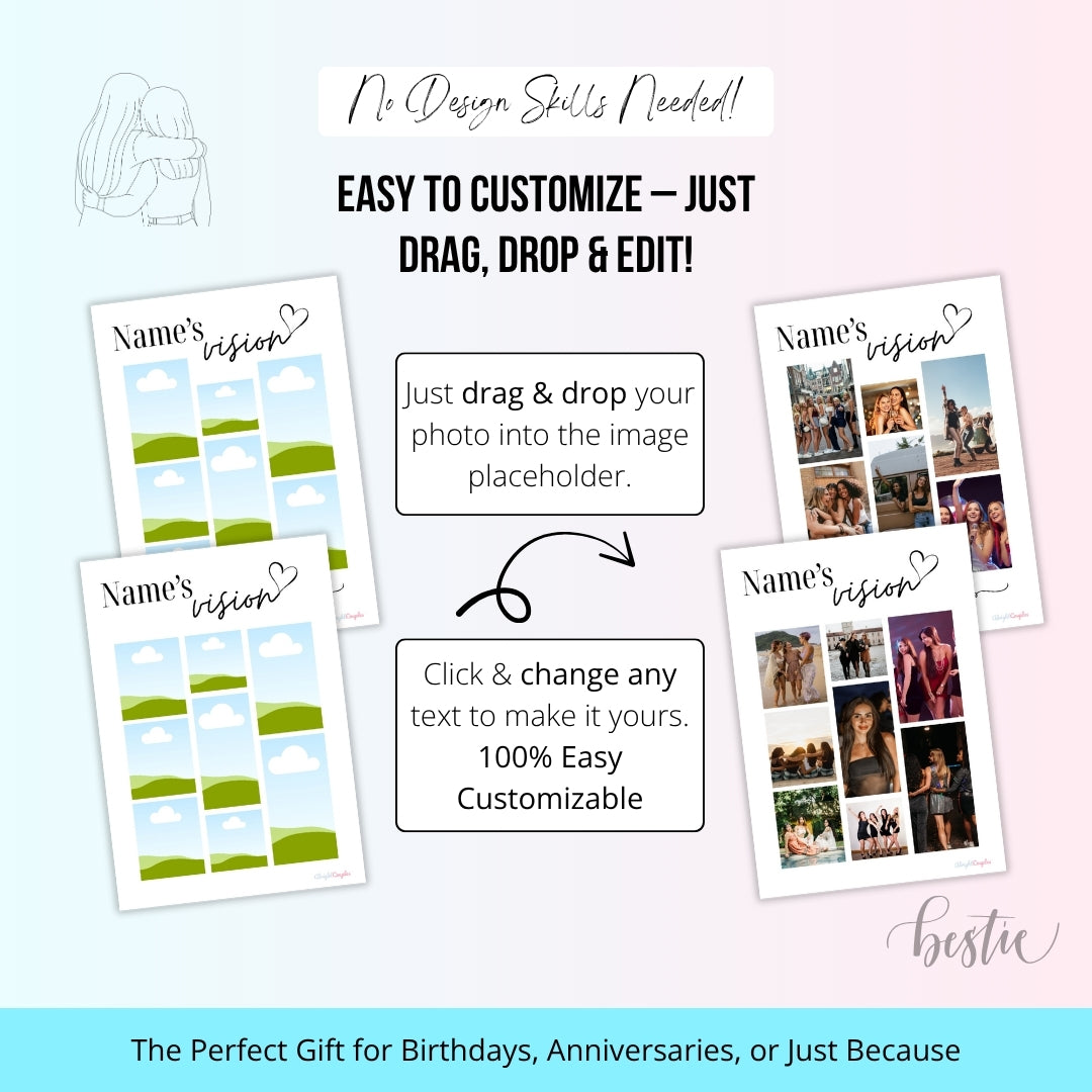 Friendship Magazine Template โ The Ultimate Gift for Your Bestie