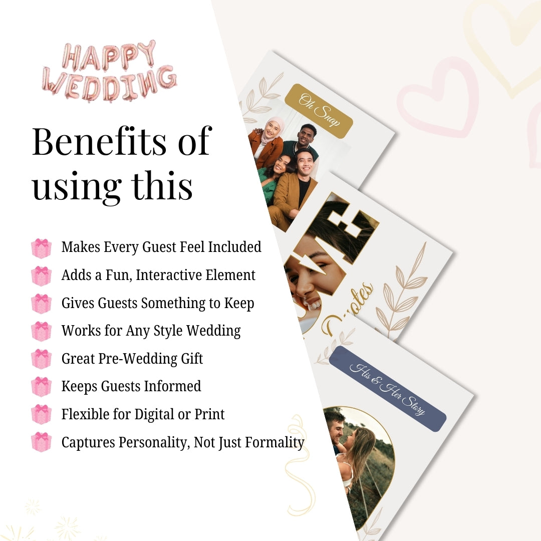 Wedding Magazine Template โ Your Love Story, Designed Like a Dream