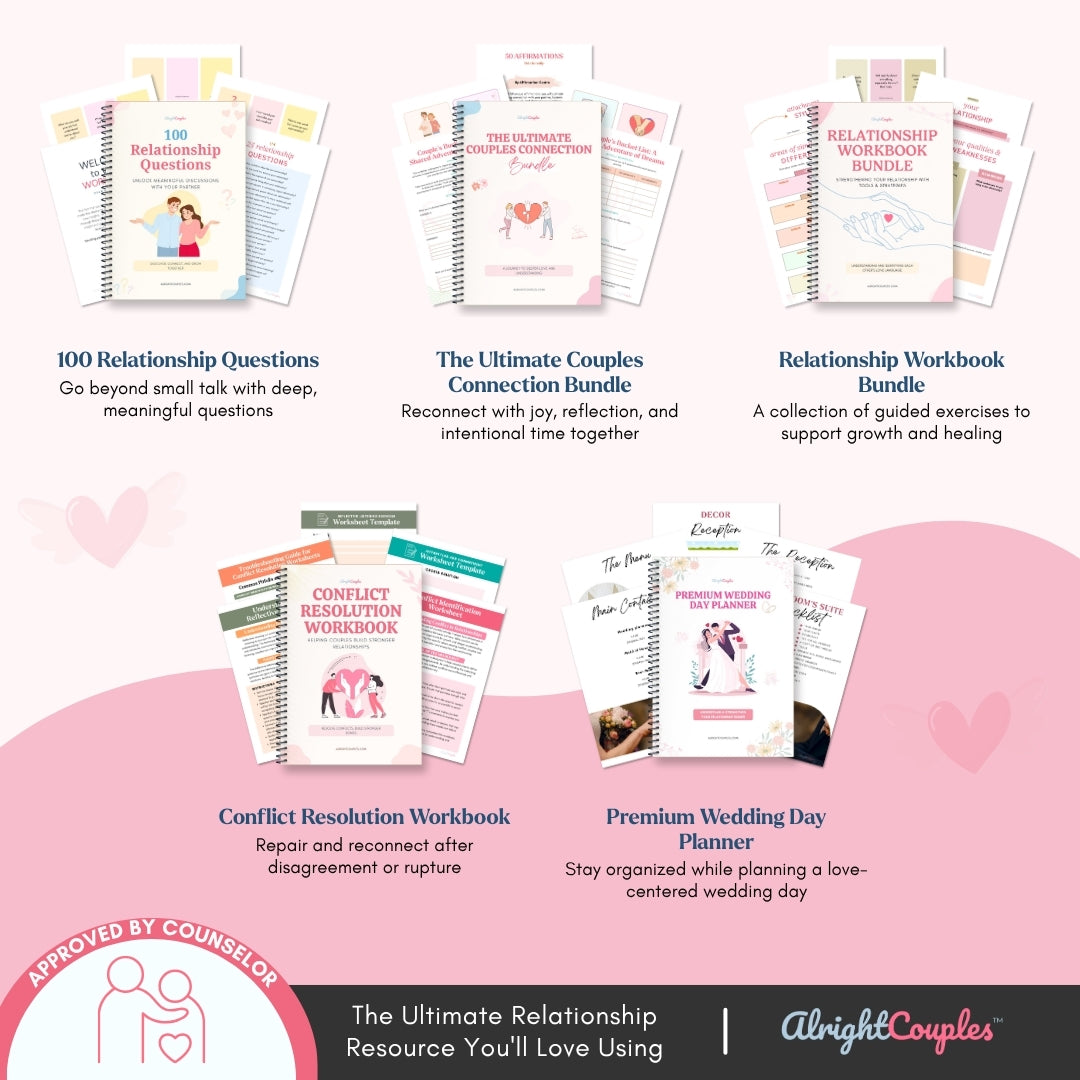 The All-In-One Relationship Growth Bundle – Whole Shop Access | 19+ Expert-Created Relationship Workbooks & Tools | Complete Website Workbooks Access in one Pass