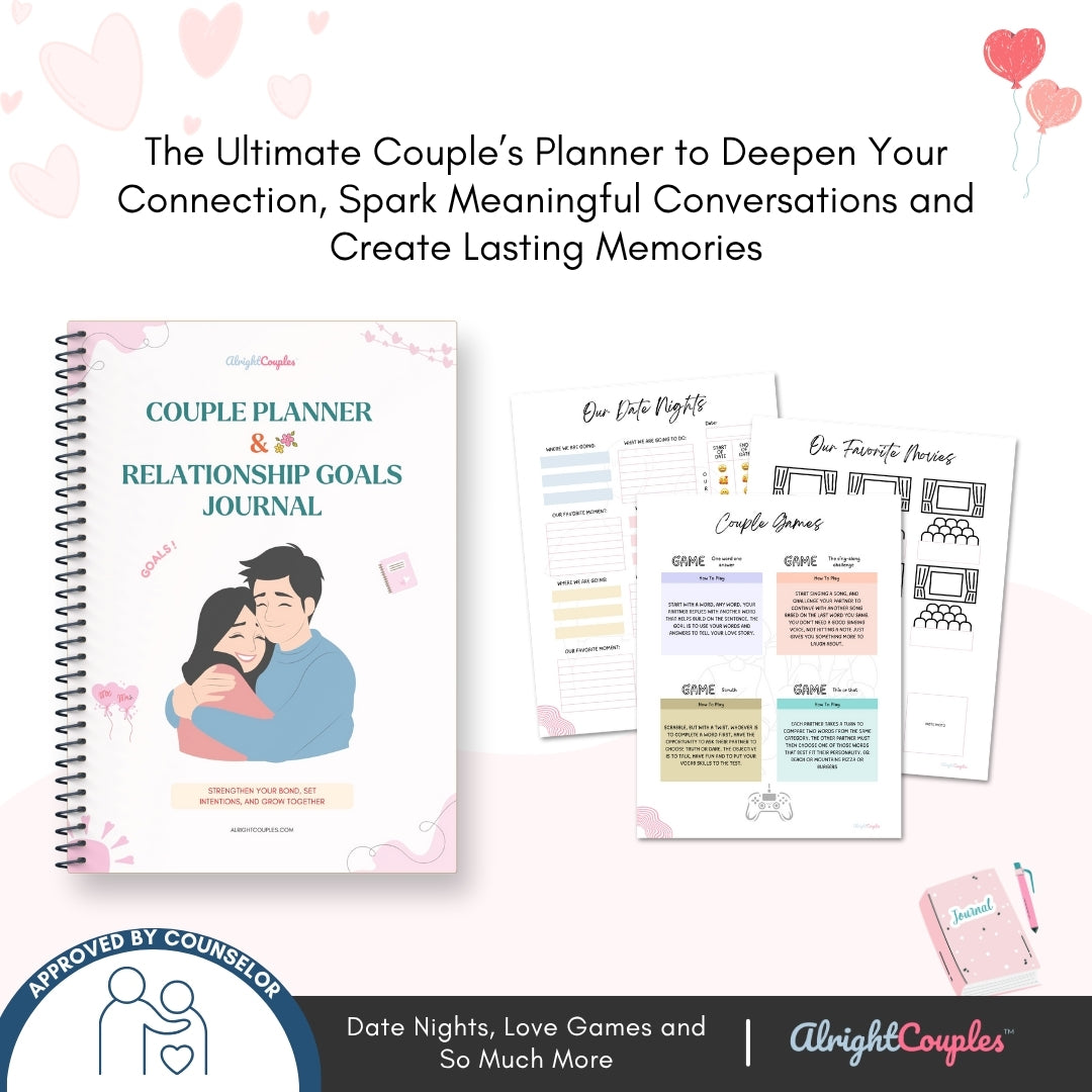 The Relationship Foundations & Wedding Planner Bundle | Couples Dream life 5-in-1 Bundle | Emotional Partnership, Wedding Planning, & Long-Term Goals Toolkit Pass