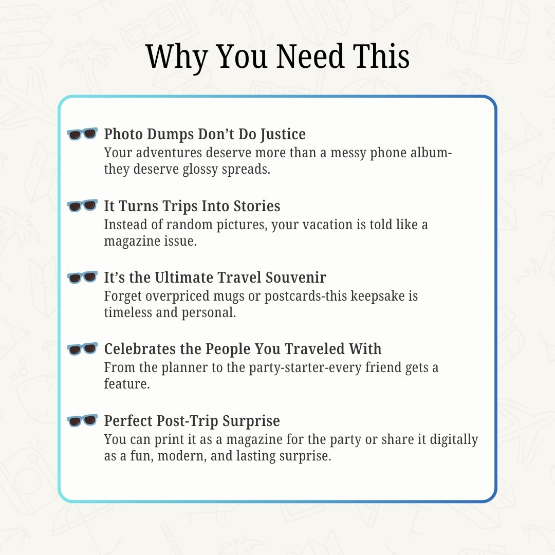 Travel Magazine Template β Unforgettable Trips, Captured Forever
