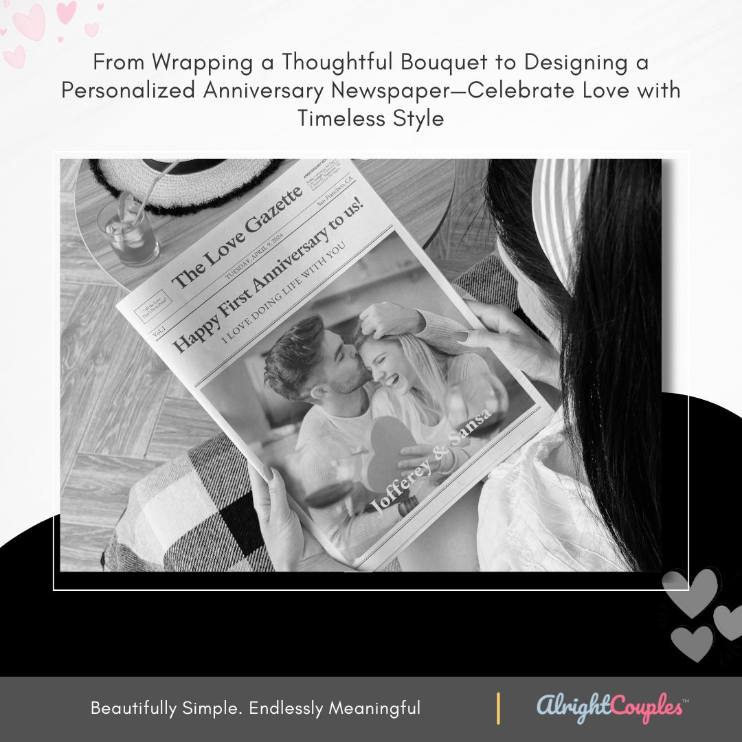 Couple Anniversary Newspaper Template – Celebrate Love with Style