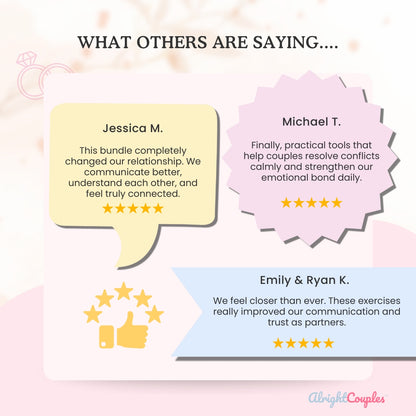 Ultimate Couples Therapy Bundle – 8 Therapist-Approved Tools to Heal, Communicate & Reconnect