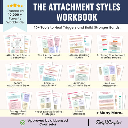 The Attachment Styles Workbook – Heal Triggers & Build Secure Bonds