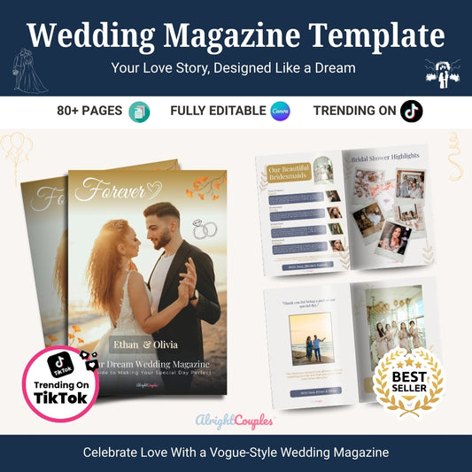 Wedding Magazine Template – Your Love Story, Designed Like a Dream