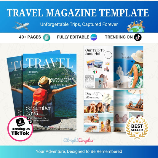 Travel Magazine Template – Unforgettable Trips, Captured Forever