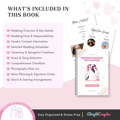 The Premium Wedding Day Planner: Complete Planning Guide
