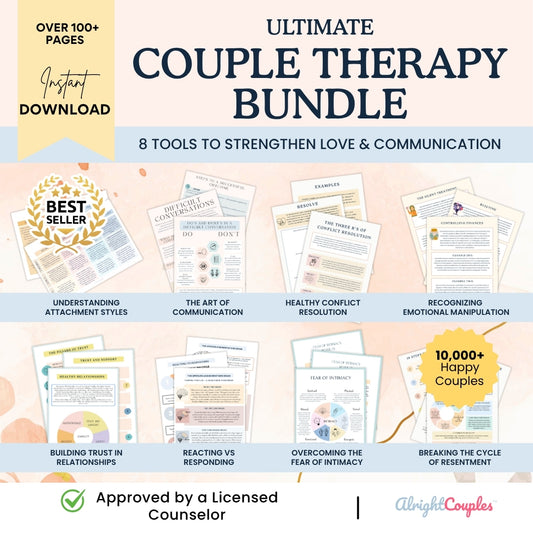 Ultimate Couples Therapy Bundle – 8 Therapist-Approved Tools to Heal, Communicate & Reconnect