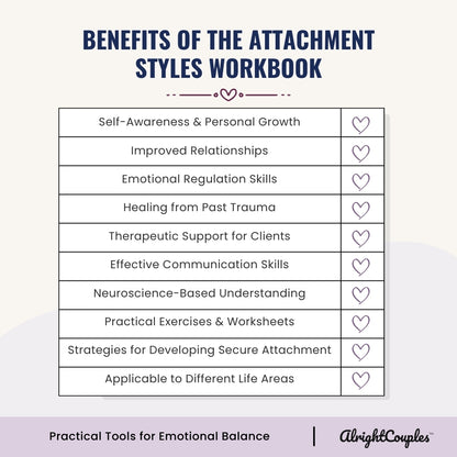 The Attachment Styles Workbook – Heal Triggers & Build Secure Bonds