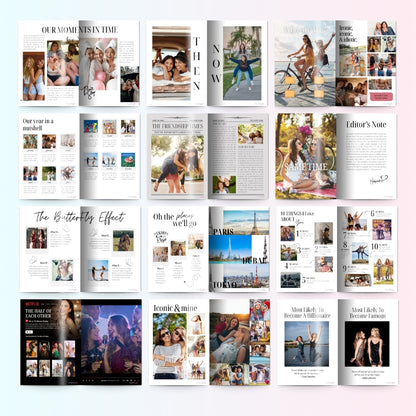Friendship Magazine Template – The Ultimate Gift for Your Bestie