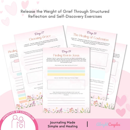 Healing Hearts Journal – Gentle Guided Prompts for Heartbreak & Renewal