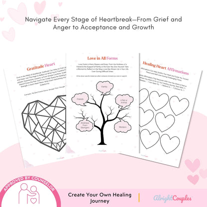 Heal From Heartbreak Workbook – Breakup Recovery Journal for Emotional Healing