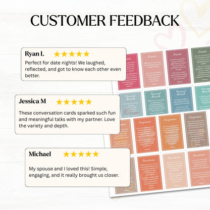 Couples Conversation Question Cards – 240 Deep Prompts to Strengthen Love, Trust & Intimacy