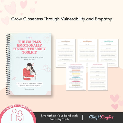 The Deep Connection Relationship Bundle | 5 Therapy-Based Workbooks for Communication, Trust & Emotional Intimacy
