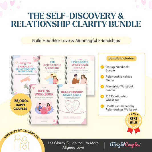 The Self-Discovery & Relationship Clarity Bundle – Contains 5 Expert Workbooks for Dating, Boundaries, Emotional Insight & Healthier Love